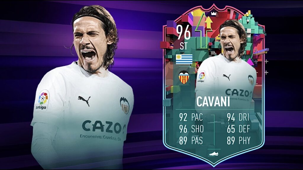 FIFA 23: EDINSON CAVANI 96 LEVEL UP PLAYER REVIEW I FIFA 23 ULTIMATE TEAM