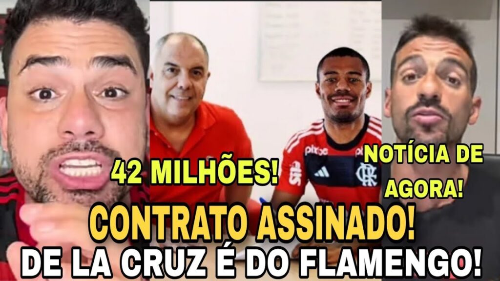 PODE COMEMORAR NAÇÃO! CONTRATO ASSINADO! NICOLAS DE LA CRUZ NOVO REFORÇO DO FLAMENGO !!!