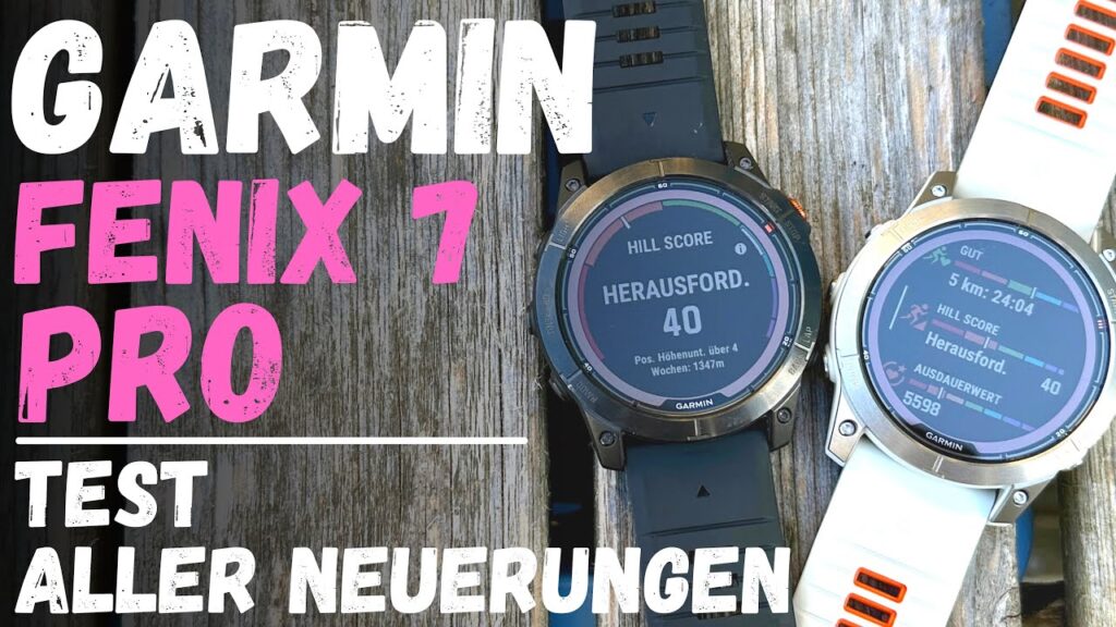 Garmin Fenix 7 Pro Solar Test  nach 4 Wochen Training