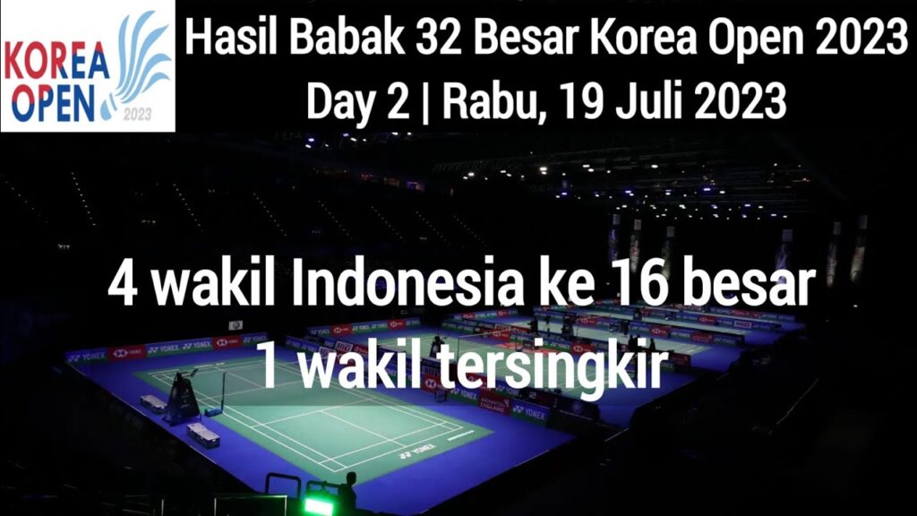 Hasil Babak 32 Besar Korea Open 2023 Day 2 | Fajar Rian ke 16 besar | Chico tersingkir