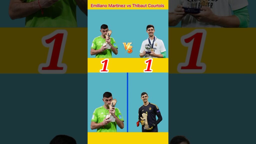 Emiliano Martinez vs Thibaut Courtois #shorts #martinez #thibautcourtois
