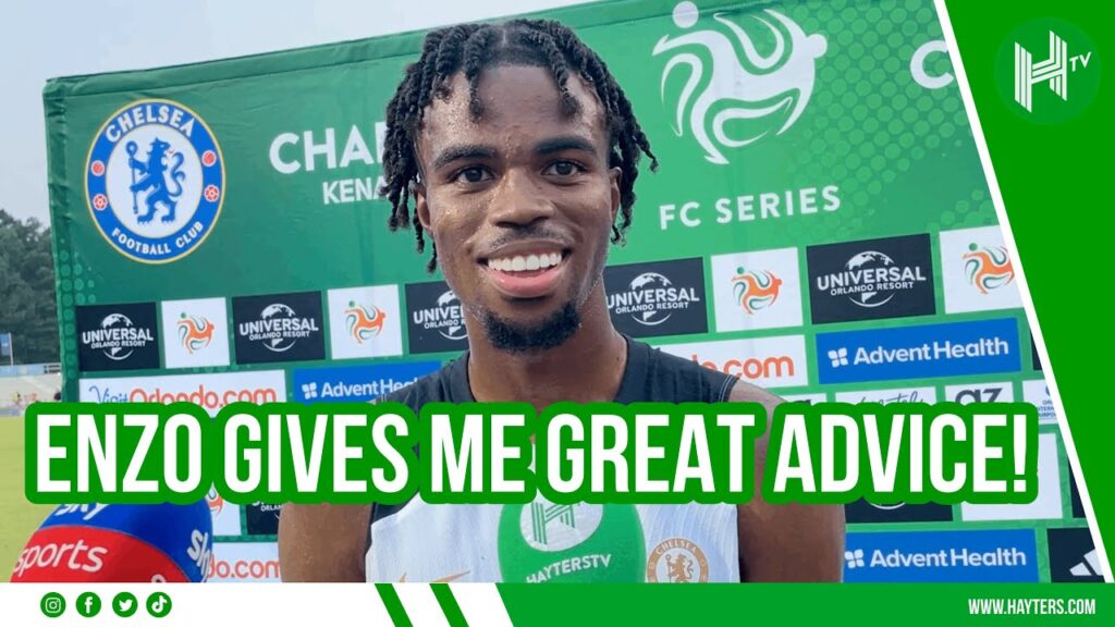 Enzo Fernandez gives me GREAT ADVICE! | Carney Chukwuemeka
