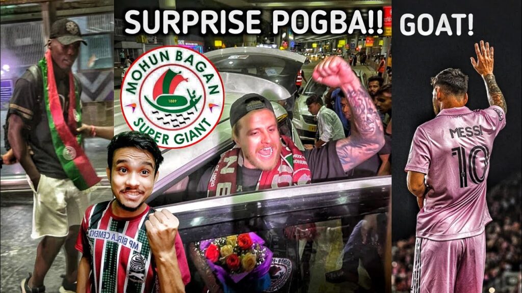 Jason Cummings, Pogba, Boumos & Juan Ferrando Arrived at Kolkata💥 || Messi Debut Goal for Miami🤩