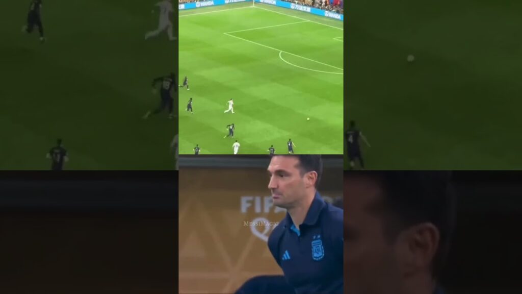Scaloni Reaction to Argentina Di Maria Goal World Cup Final