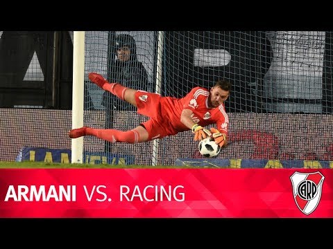 Las atajadas de Franco Armani vs. Racing