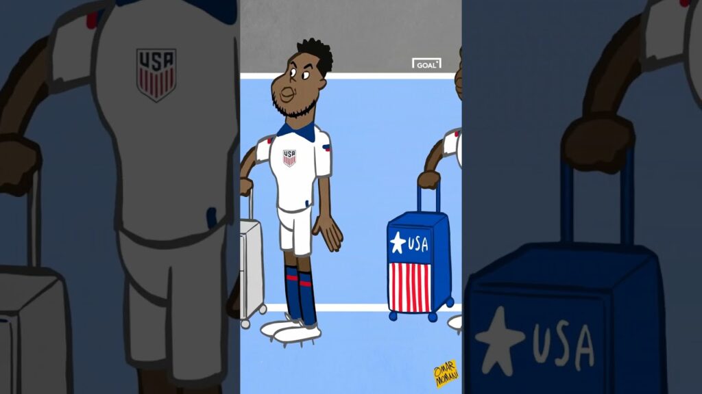 USMNT boys are off for new adventures 👀 ✈️ #football #usmnt  #cartoon