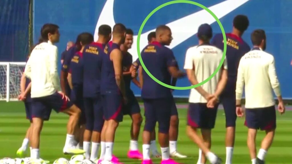 Esto es lo que pasó entre Mbappe y Luis Enrique en el entrenamiento