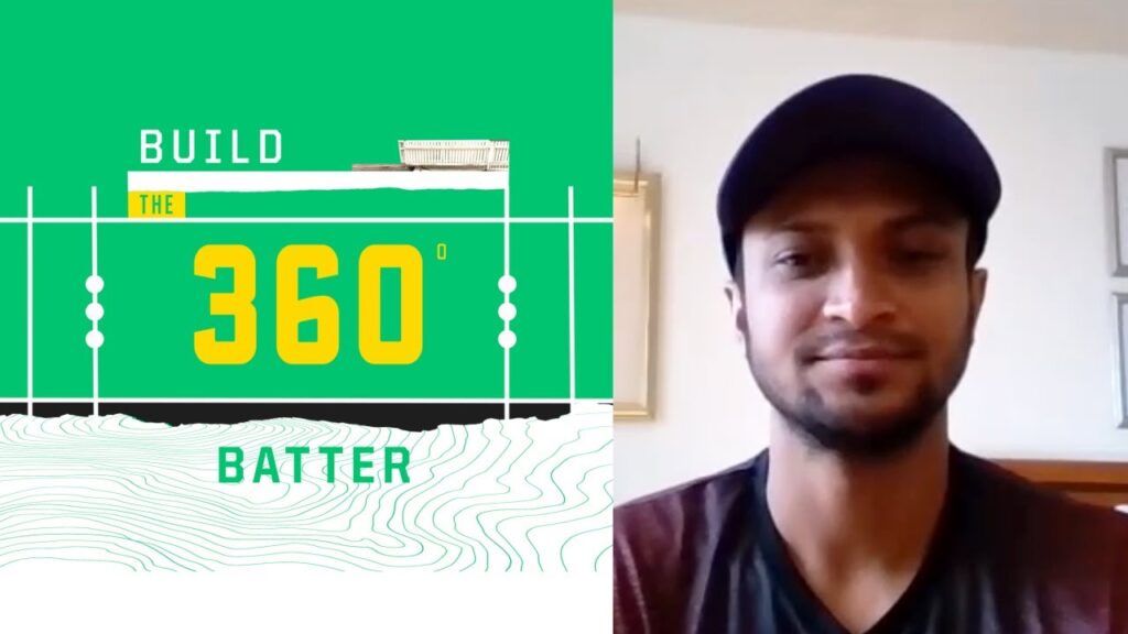 Shakib Al Hasan builds his 360 batter