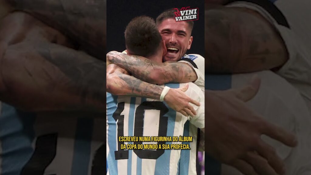 DE PAUL PROFETIZOU O TÍTULO DA ARGENTINA #shorts