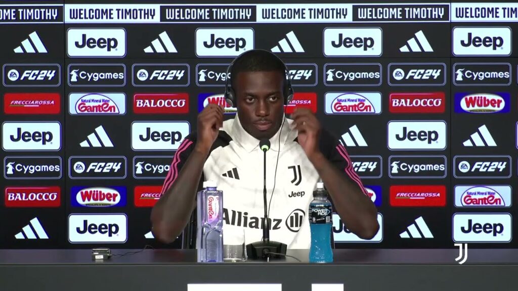 TIMOTHY WEAH first PRESS CONFERENCE as a JUVENTUS player