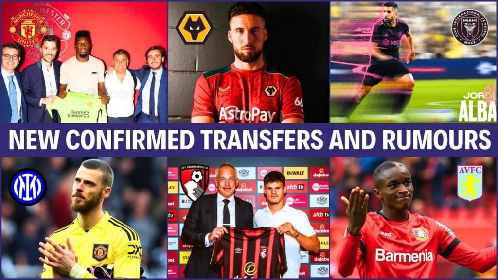📣ONANA Joins MAN UNITED‼️ 💥ALBA Signs for INTER MIAMI! New Confirmed Transfers & Rumors!