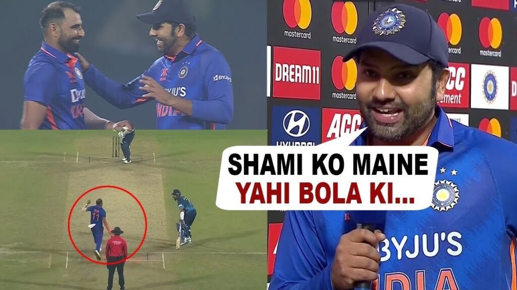 ROHIT SHARMA SPORTSMANSHIP IN IND VS SL 1ST ODI MATCH//MOHAMMED SHAMI MANKIND RUN OUT