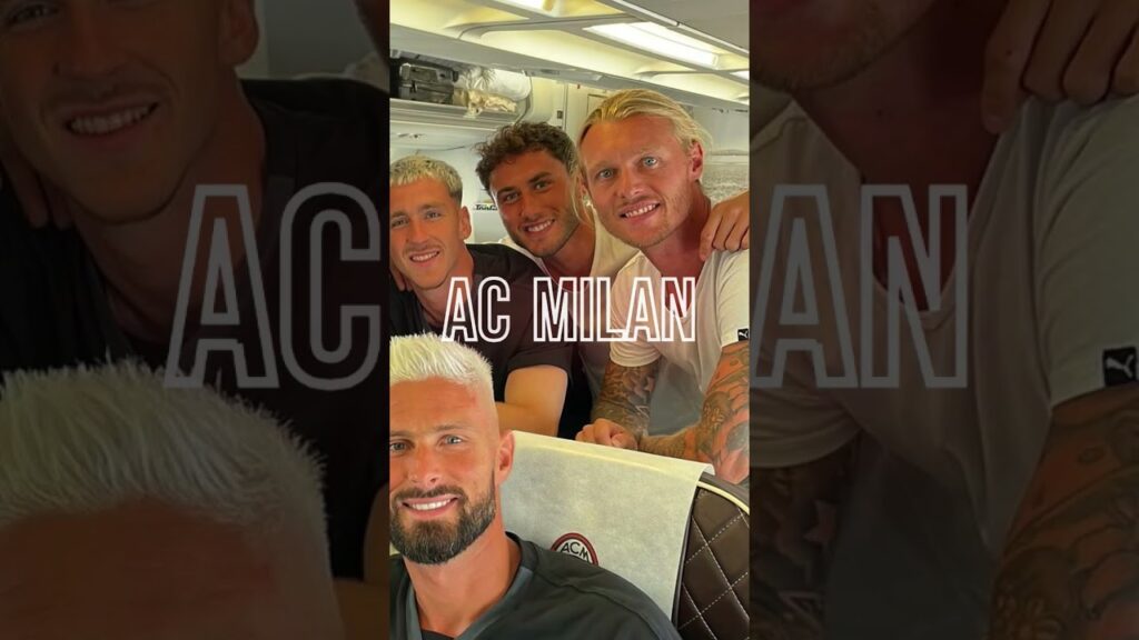 Simon Kjær has arrived in Los Angeles for the USA Tour 2023 with AC Milan.