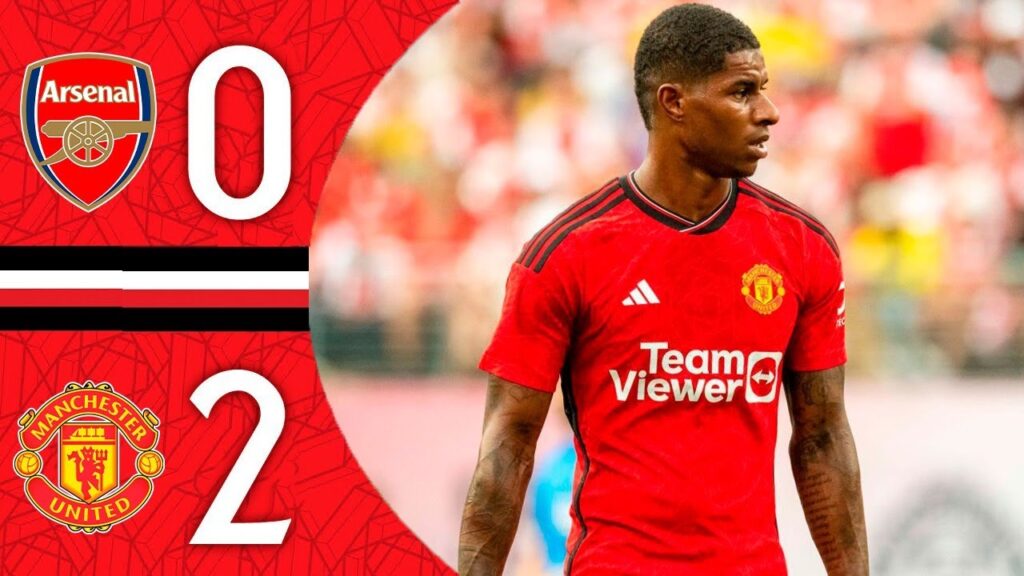 Marcus Rashford Penalty Goal | Arsenal vs Manchester United 3-5 Highlights | International Friendly
