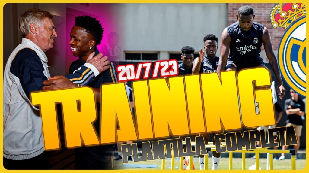 ENTRENAMIENTO DEL REAL MADRID HOY 20/07/23 | VINI RODRYGO TCHOUAMENI | PRIMER ENTRENAMIENTO EN USA