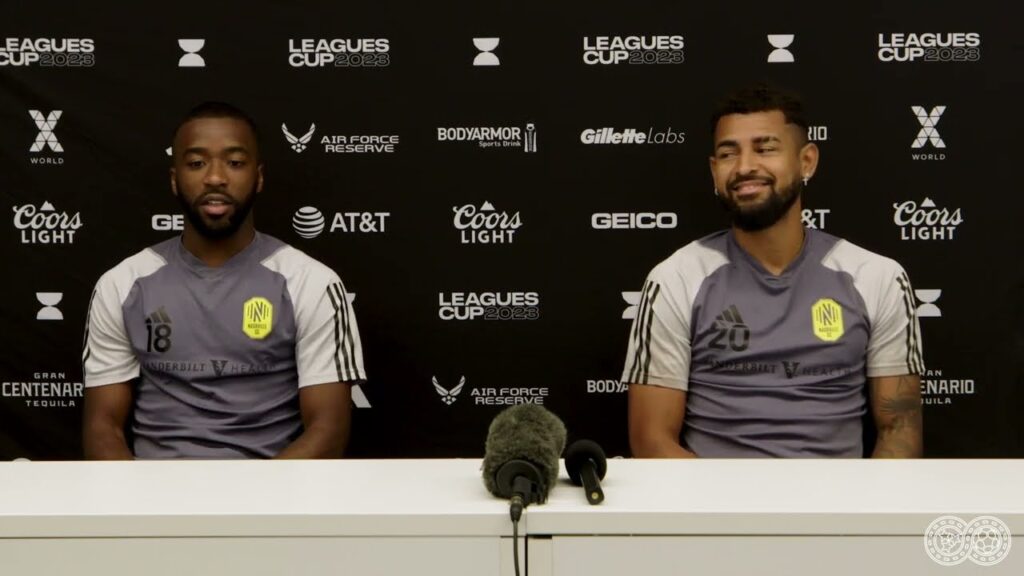 Gary Smith, Shaq Moore & Aníbal Godoy | Leagues Cup Matchday -1 Presser | NSHvCOL | 22 July 2023