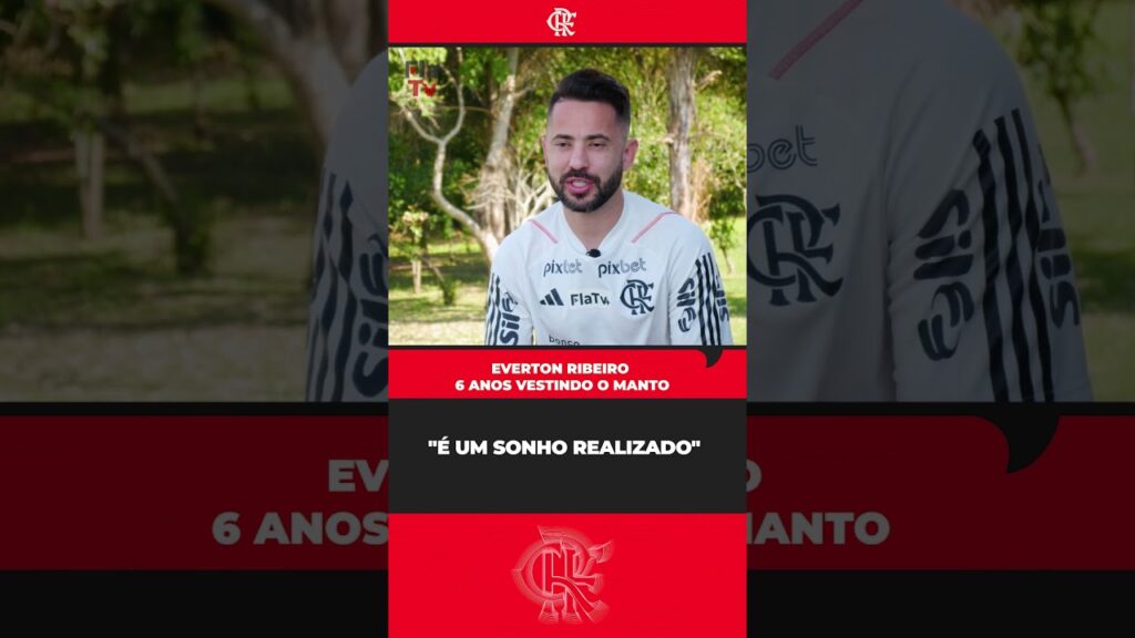 Nosso Miteiro, Everton Ribeiro, completou 6 anos vestindo o Manto Sagrado