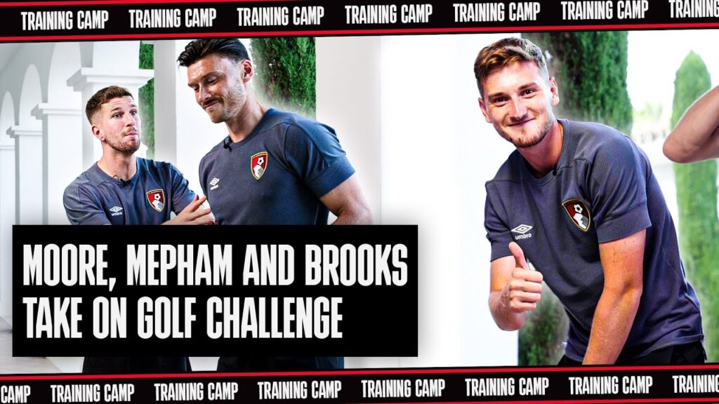 Cherries Chipping Challenge ⛳️  | Moore, Mepham and Brooks battle out in TENSE golfing showdown