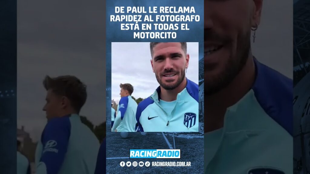 A RODRI DE PAUL no se le escapa nada y le dice algo fotógrafo 🤣