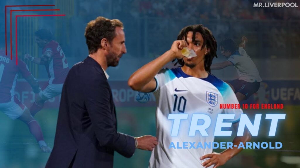 Trent Alexander-Arnold with his NUMBER 10 for England #trent #england #liverpool