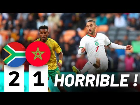 🇲🇦Un MAROC CATASTROPHIQUE S'INCLINE FACE A L'AFRIQUE DU SUD, Afrique du sud 2-1 Maroc
