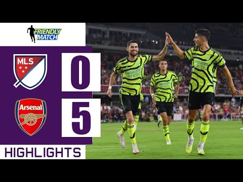 HIGHLIGHTS | MLS All-Stars v Arsenal (0-5) | Gabriel Jesus, Trossard, Jorginho, Martinelli, Havertz