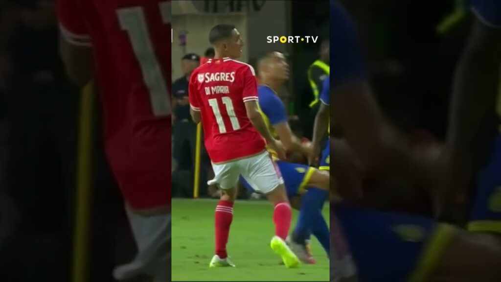 Angel Di maria Skill VS Ronaldo ● Al nassr vs Benefica • Shorts highlights