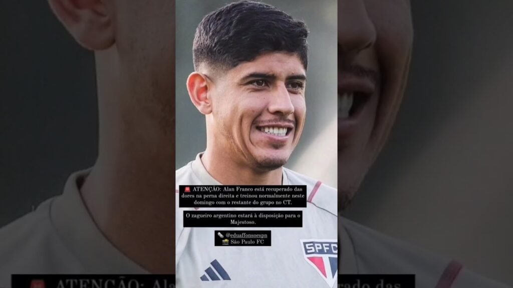 ALAN FRANCO RECUPERADO #spfc