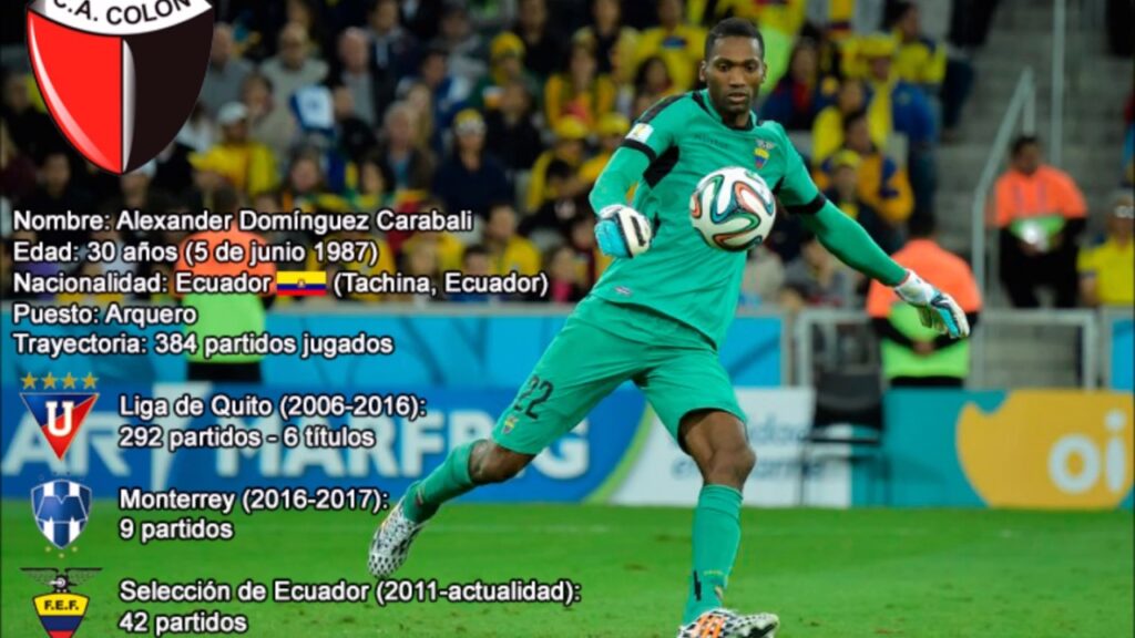 Primeras declaraciones de Alexander Domínguez, nuevo arquero de Colón de Santa Fe