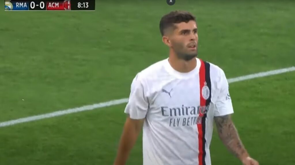 CHRISTIAN PULISIC vs Real Madrid | Another Assist for Milan 🔴⚫ | Pre-Season 23/24