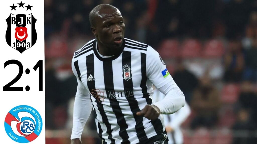 Besiktas vs Strasbourg 2:1 Maç Özeti 2023