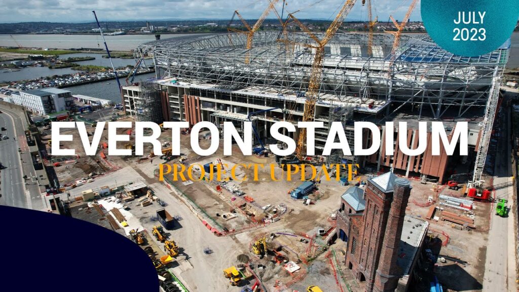 New Everton Stadium update: Terracing Taking Shape!
