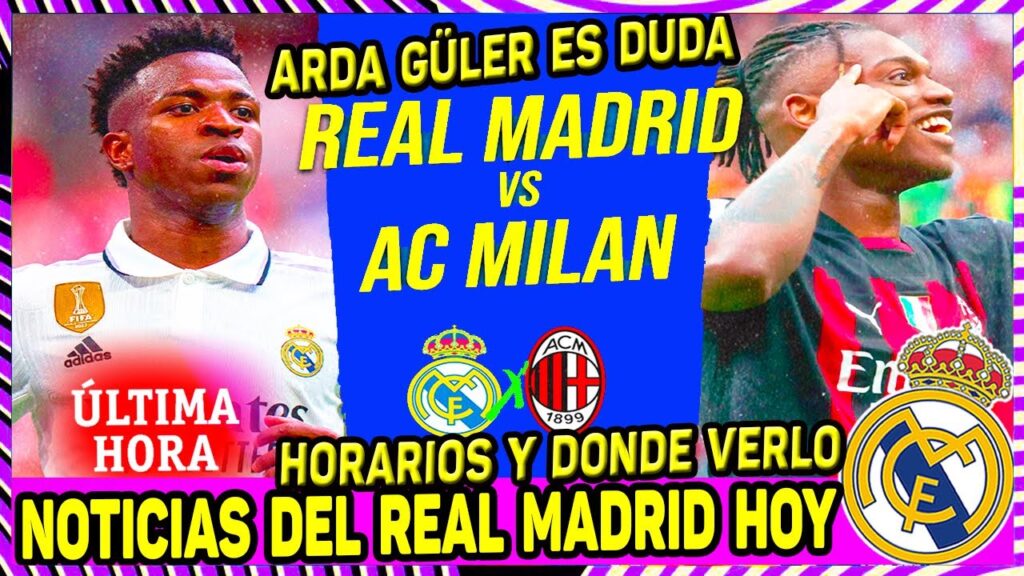 Pretemporada del Madrid: previa del Real Madrid vs Milan y dónde ver el partido | Real Madrid hoy