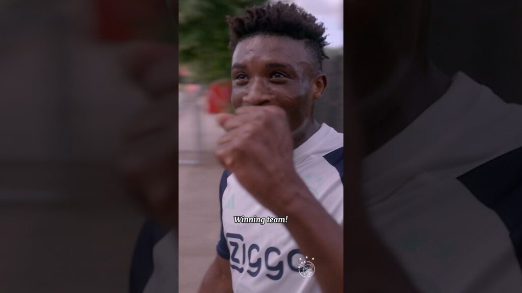 Kudus his reaction after Bergwijn’s winning goal in training is priceless 😂
