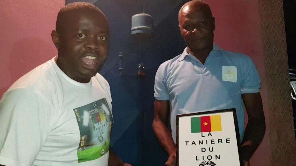 EMMANUEL KUNDE ET LE PRESIDENT FONDATEUR DE LA TANIERE