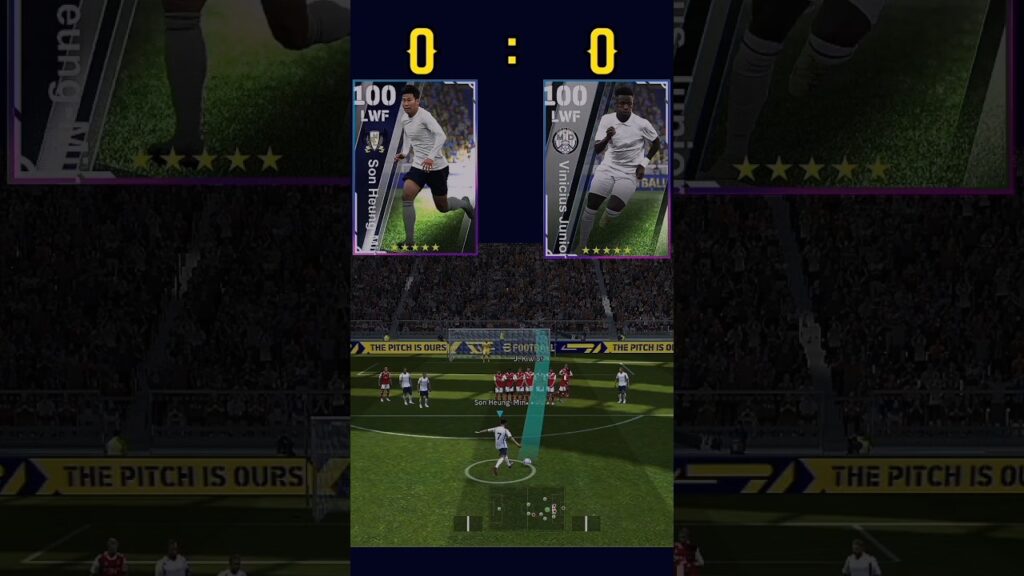 Vini jr. {Vinícius Júnior}🇧🇷 vs Son Heung-min 🇰🇷 😵💥😳⚡ #efootball #efootball2023 #viniciusjr #brasil