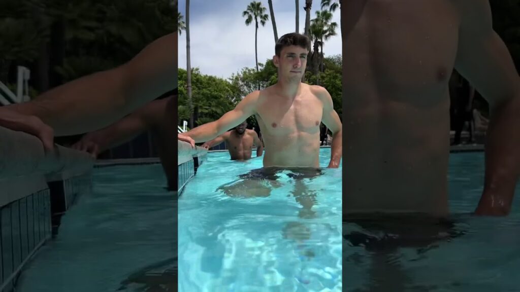 Pogba, Bremer and Andrea putting in the work in the pool 💦💪