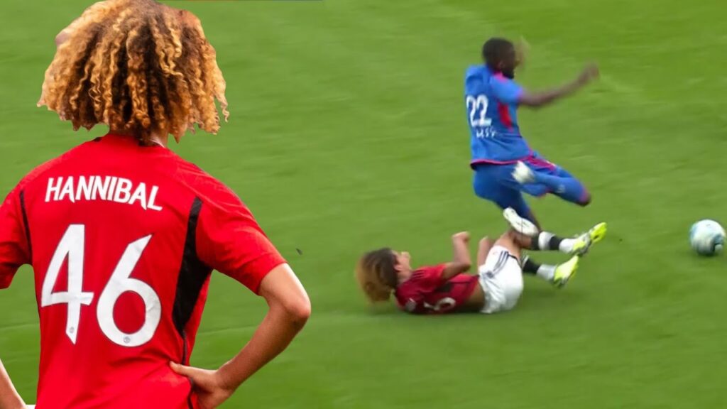 Hannibal Mejbri🔴 Bright again and he looks more than capable of playing at senior level