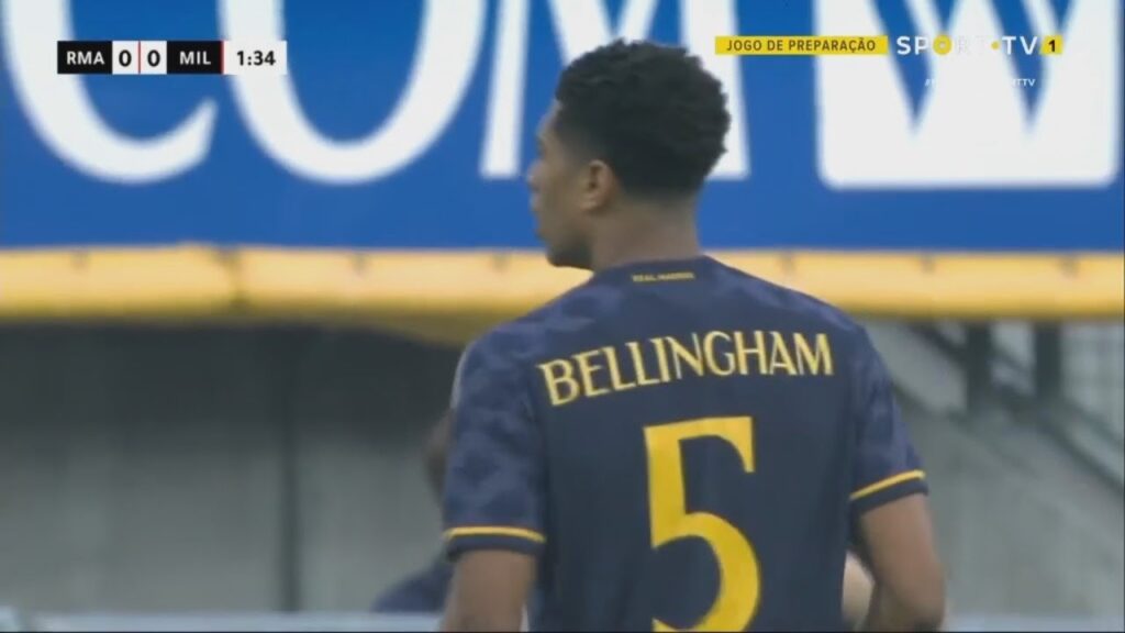 Jude Bellingham Real Madrid DEBUT vs AC Milan | 23/24