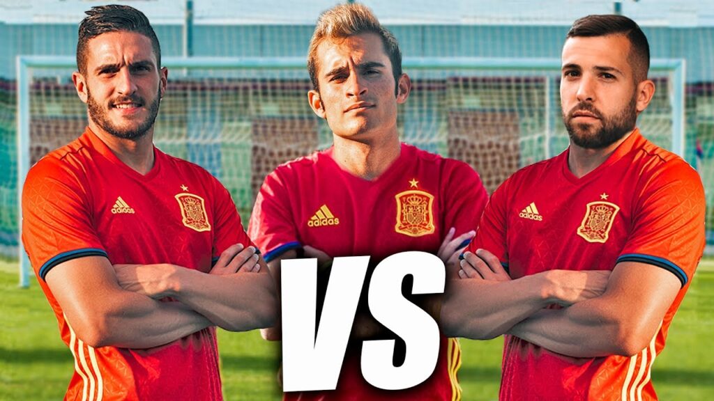 JORDI ALBA VS KOKE VS DELANTERO09 - Retos de Fútbol