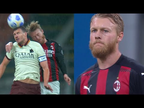Simon Kjaer vs Roma (H) | Battle v Dzeko ⚔️