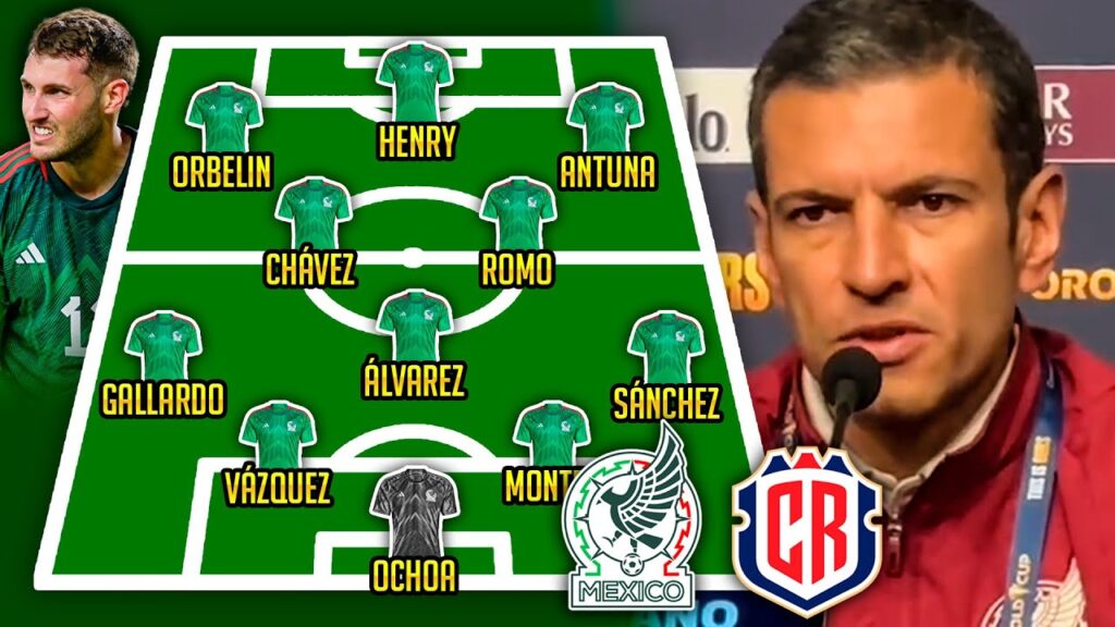 ¡EL ONCE DEFINITIVO DEL LAMBORJIMMY! Así jugaría México vs Costa Rica | CUARTOS DE FINAL - COPA ORO