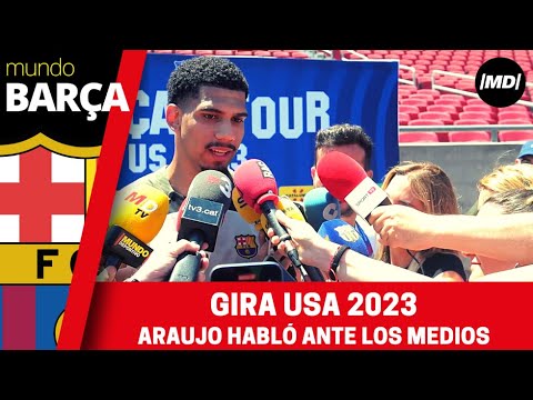 GIRA USA 2023: Ronald Araujo "Soy un líder nato, lleve o no brazalete de capitán"