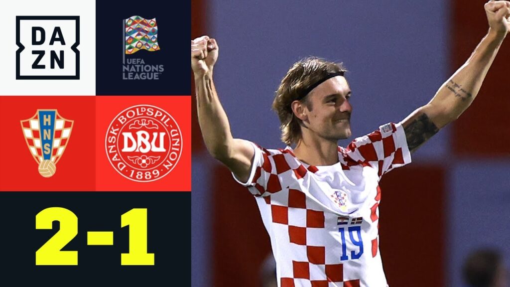 Sosa-Premierentor für kroatische Tabellenführung: Kroatien - Dänemark 2:1 | Nations League | DAZN