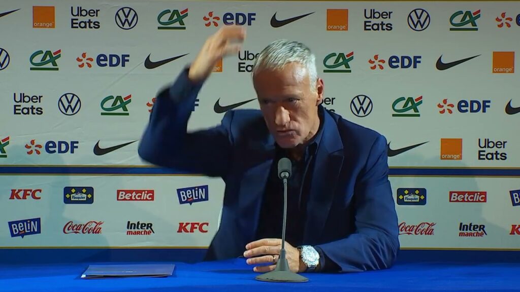 🇫🇷🗨️ Didier Deschamps : "Nous partirons avec une défense à 4"