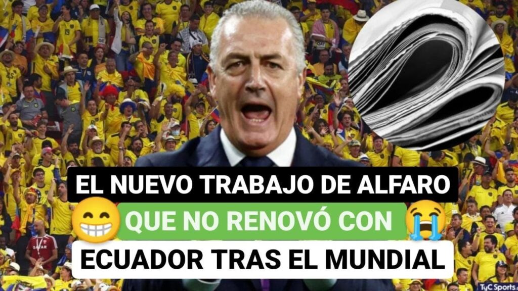 🎙️El nuevo trabajo de Gustavo Alfaro, que no renovó con Ecuador tras el Mundial🥹