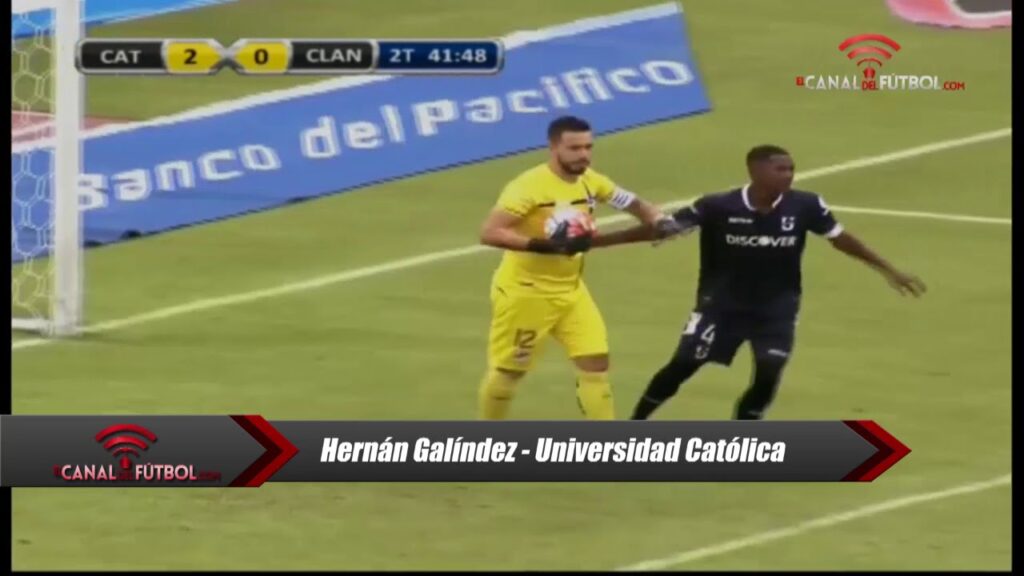 MEJOR JUGADOR FECHA 16: Hernán Galíndez – U. Católica MEJOR JUGADOR FECHA 16: Hernán Galíndez – U. Católica
