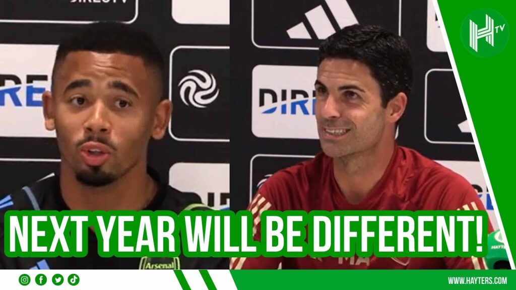 We were NERVOUS - but won't be next season! | Gabriel Jesus & Mikel Arteta