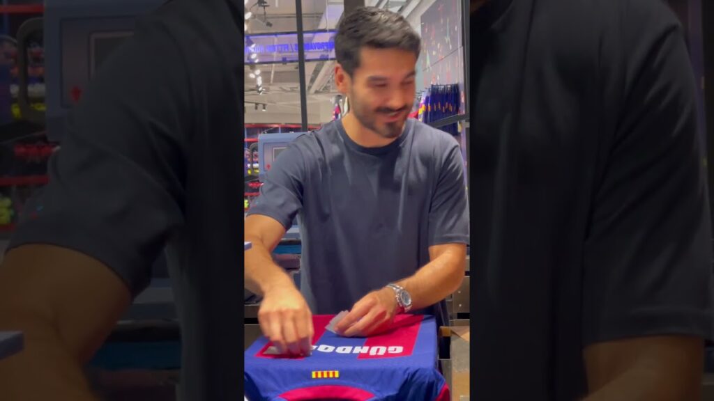 👕 Gündoğan printing Gündoğan's jersey #fcbarcelona #gundogan #shorts