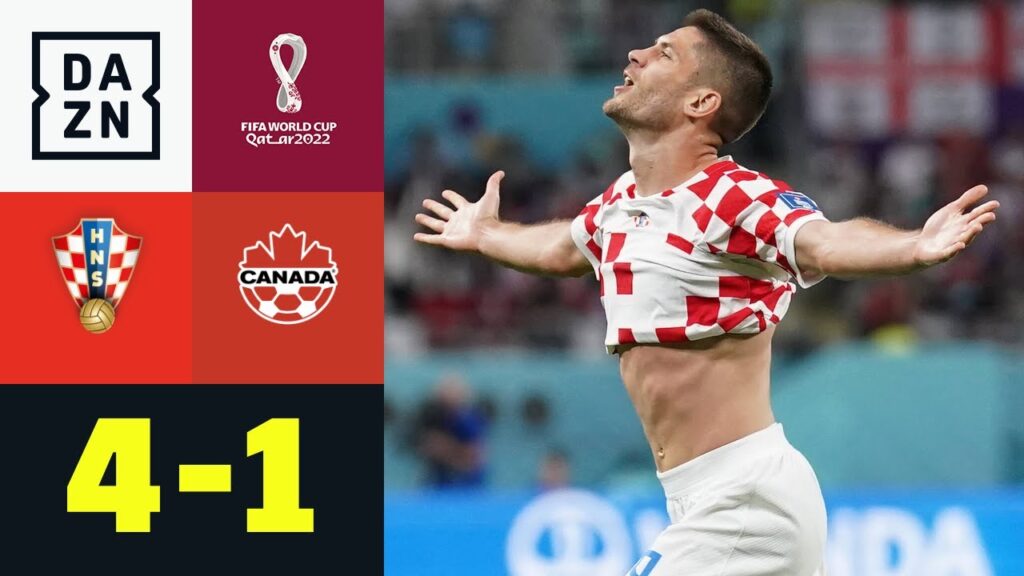 WM-Aus für Kanada! Kramaric trifft doppelt: Kroatien - Kanada 4:1 | WM 2022 | DAZN
